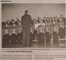 Actuación del Orfeón Lucense (1998)